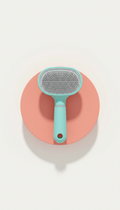 Aqua Tail Cat Grooming Brush with Soft Bristles