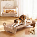 Cork Cat Scratcher Bed 2In1 Larger-Scratching Post-Cat Furniture | Cat Sofa-Cat Basket Bed-Cat Scratching Board-Cat Scratcher for Indoor-Cat Hammock Scratch Pad-Cat Sofa Scratcher-Eco Friendly